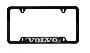 Image of License Plate Frame (Black with Volvo Logo). Black frame with a. image for your 2019 Volvo V60 Cross Country   